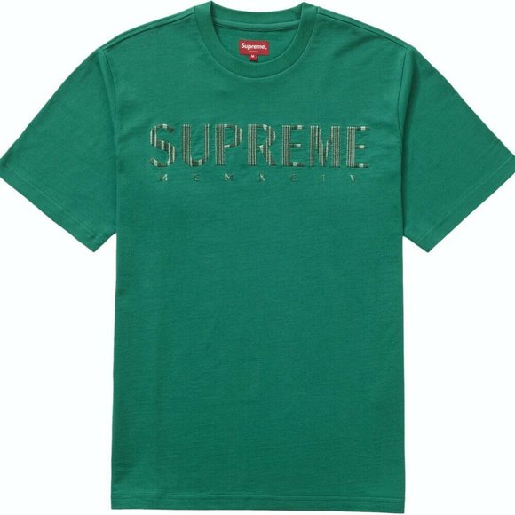 Supreme Other - Supreme Gradient Logo Tee SS19 Green 2019 Large New with Tags